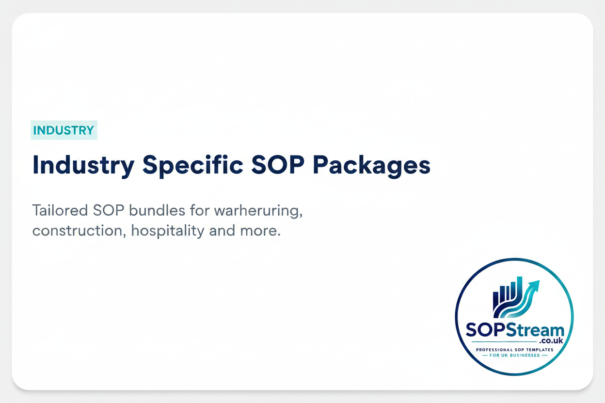 Industry Specific SOP Packages