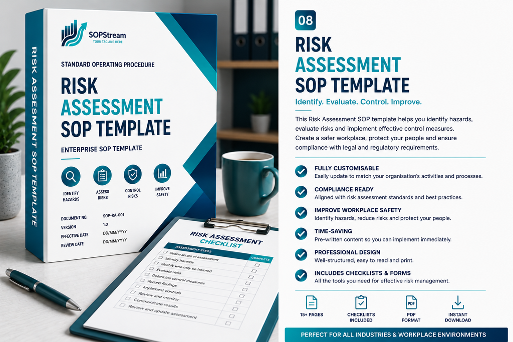 Permit to Work SOP template — editable Microsoft Word document