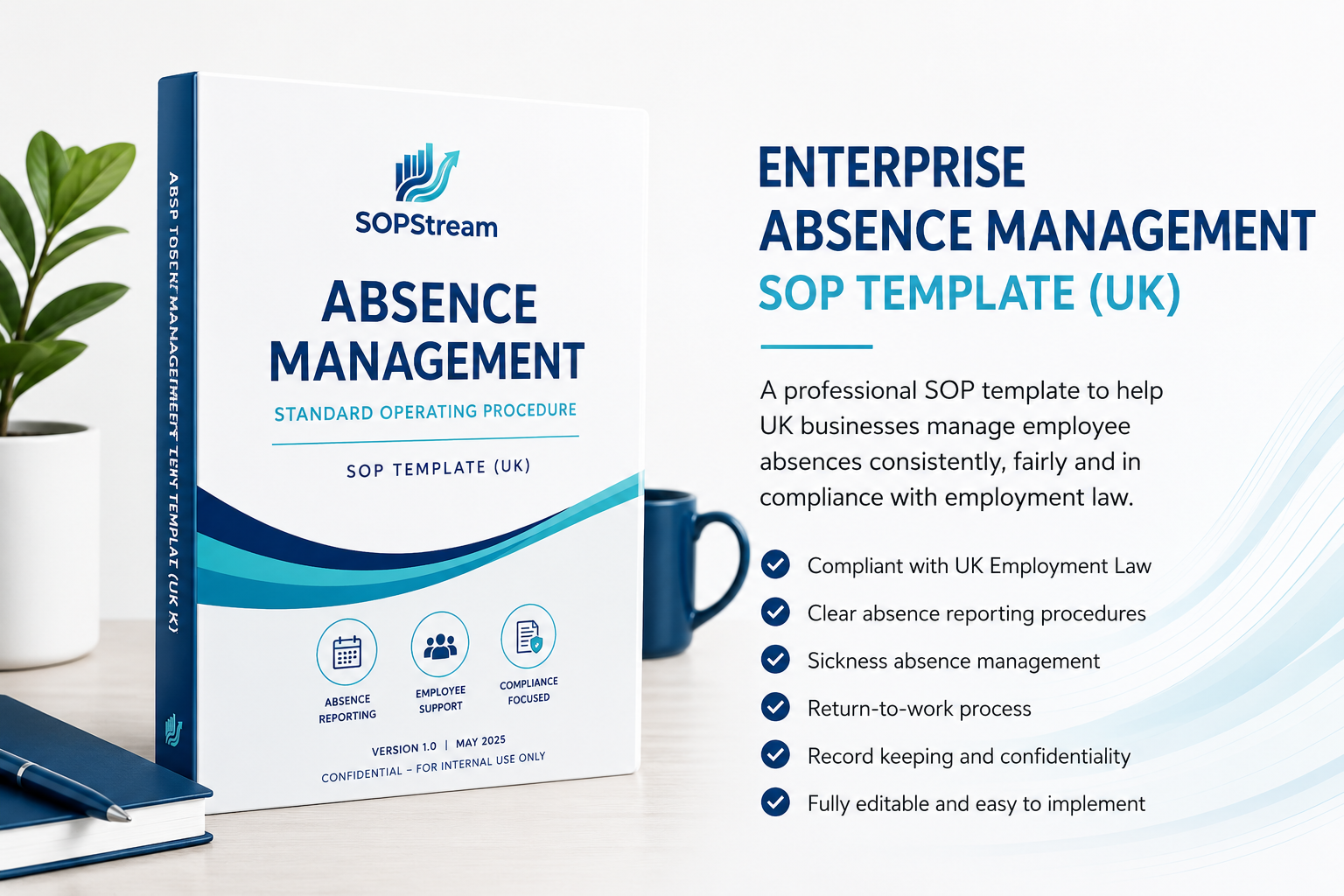 Absence Management SOP Template | UK Enterprise Edition | Professional PDF Procedure