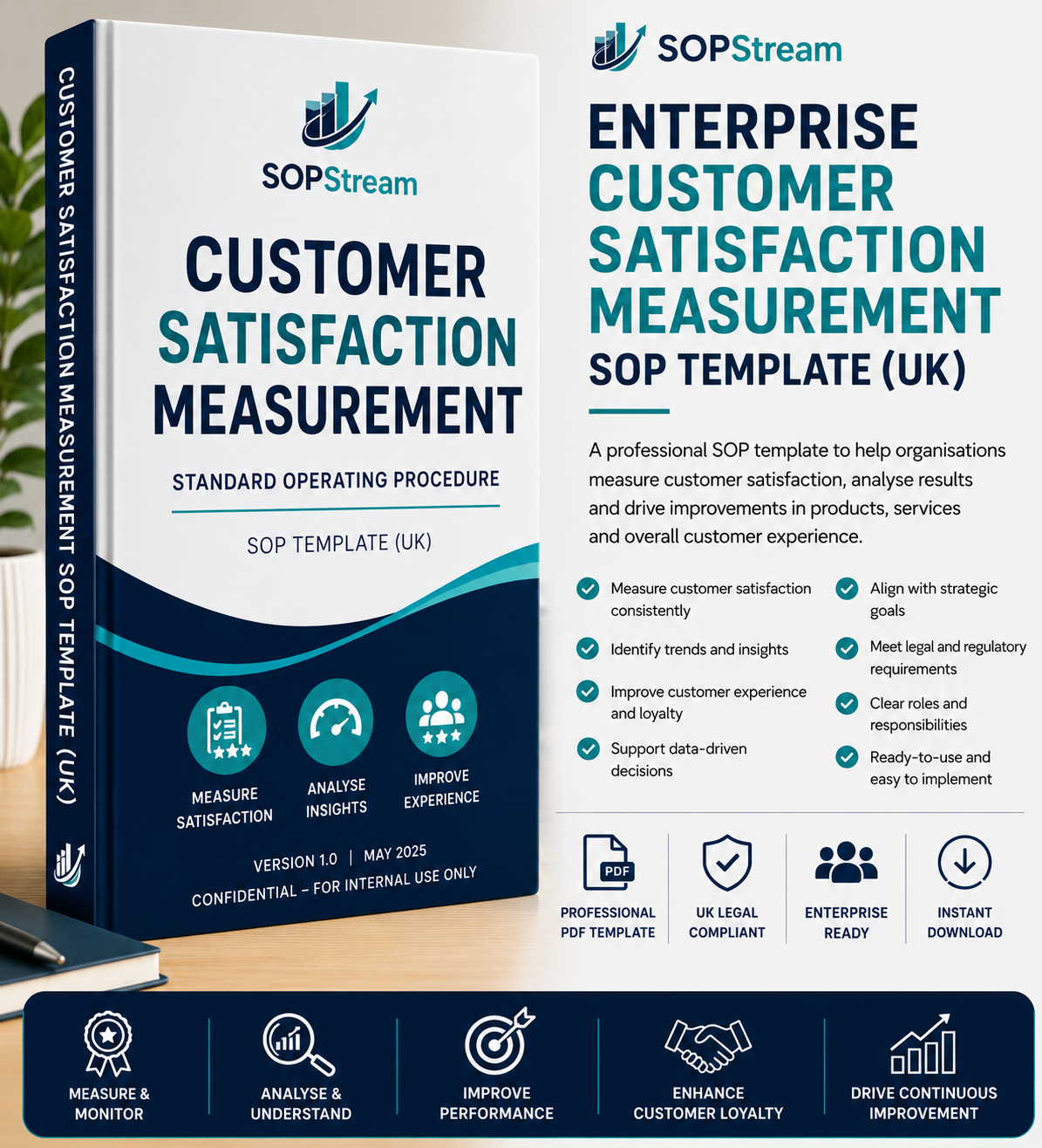 Customer Satisfaction Measurement SOP Template | UK Enterprise Edition | Professional PDF Procedure