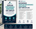 Supplier Performance Monitoring SOP Template | UK Enterprise Edition | Professional PDF Procedure