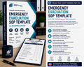 Emergency Evacuation SOP Template | UK Enterprise Edition | Emergency Planning, Evacuation Control & Workplace Safety Procedure UK editable SOP template