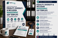 Equality, Diversity & Inclusion SOP Template | UK Enterprise Edition | Equality Act 2010 Workplace Procedure UK editable SOP template