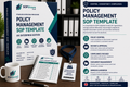 Policy Management SOP Template | UK Enterprise Edition | Company Policy Creation, Review & Approval Procedure UK editable SOP template