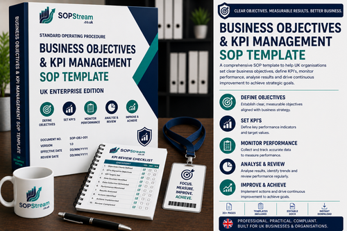 Business Objectives & KPI Management SOP template — editable Microsoft Word document