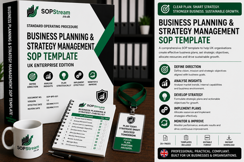 Business Planning & Strategy Management SOP template — editable Microsoft Word document