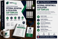 Internal Reporting & Escalation SOP Template | UK Enterprise Edition | Issue Management, Communication & Decision Support Procedure UK editable SOP template