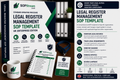 Legal Register Management SOP Template | UK Enterprise Edition | Legal Requirements, Compliance Tracking & Regulatory Control Procedure UK editable SOP template