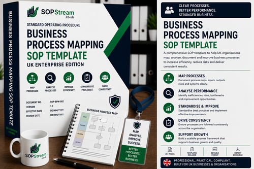 Business Process Mapping SOP template — editable Microsoft Word document