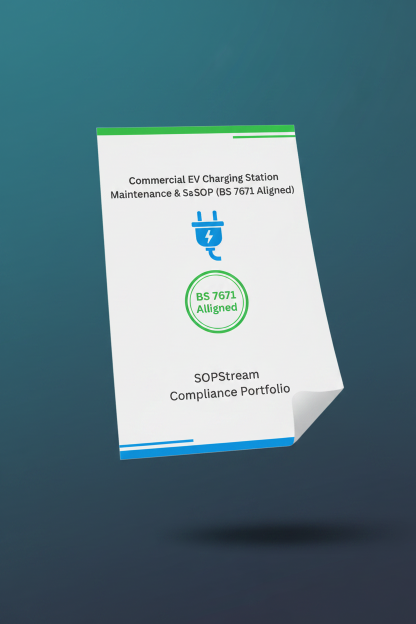 Commercial EV Charging Station Maintenance & Safety SOP (BS 7671 Aligned)⁠